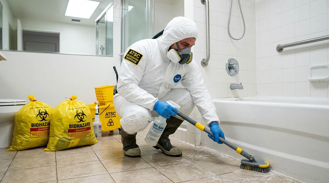 Decontamination equipment deployed for Blood Cleanup in Milton Center
